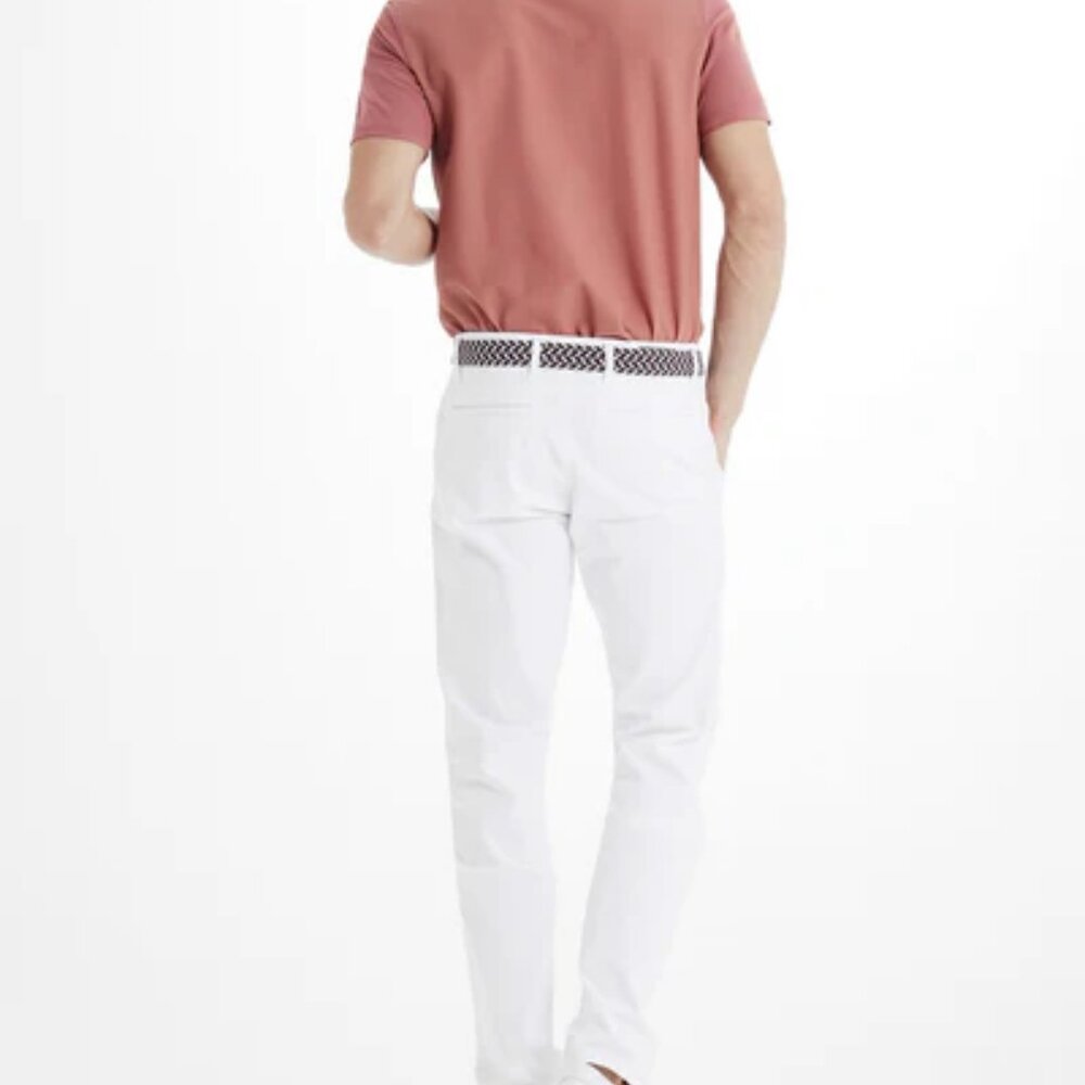 AG Green Label The Andrew Men's Bright White Trouser Pants - Size 32 - Picture 2 of 4